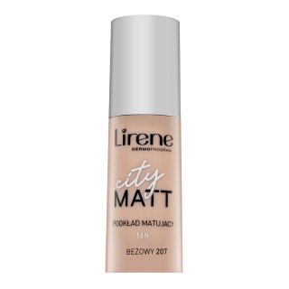 Levně Lirene City Matt Fluid 207 Beige fluidní make-up s matujícím účinkem 30 ml