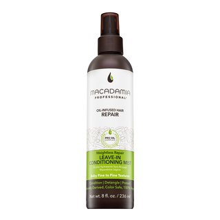 Levně Macadamia Professional Weightless Repair Leave-In Conditioning Mist leave-in spray pro suché a jemné vlasy 236 ml