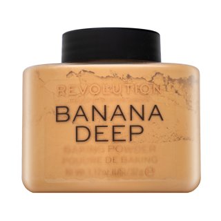 Levně Makeup Revolution Baking Powder Banana Deep pudr pro sjednocenou a rozjasněnou pleť 32 g