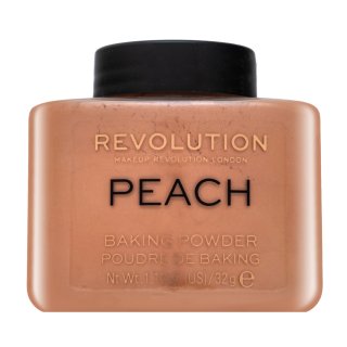 Levně Makeup Revolution Baking Powder Peach pudr pro sjednocenou a rozjasněnou pleť 32 g