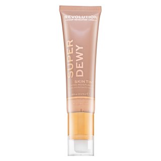 Makeup Revolution Super Dewy Skin Tint Moisturizer tónující a hydratační emulze Medium Light 55 ml