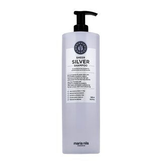 Maria Nila Sheer Silver Shampoo vyživující šampon pro platinově blond a šedivé vlasy 1000 ml