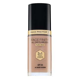 Max Factor Facefinity All Day Flawless Flexi-Hold 3in1 Primer Concealer Foundation SPF20 tekutý make-up 3v1 45 30 ml