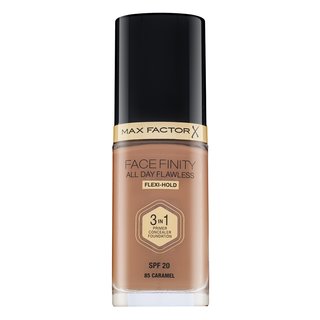 Max Factor Facefinity All Day Flawless Flexi-Hold 3in1 Primer Concealer Foundation SPF20 tekutý make-up 3v1 85 30 ml