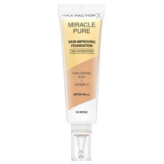 Levně Max Factor Miracle Pure Skin 55 Beige dlouhotrvající make-up s hydratačním účinkem 30 ml