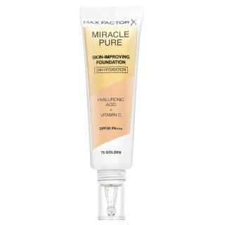 Levně Max Factor Miracle Pure Skin 75 Golden dlouhotrvající make-up s hydratačním účinkem 30 ml