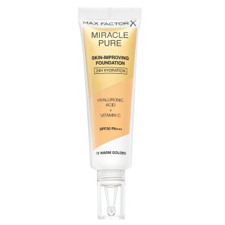 Levně Max Factor Miracle Pure Skin dlouhotrvající make-up s hydratačním účinkem 76 Warm Golden 30 ml