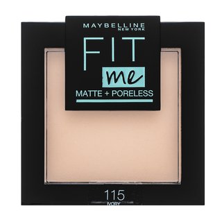 Maybelline Fit Me! Powder Matte + Poreless 115 Ivory pudr s matujícím účinkem 9 g