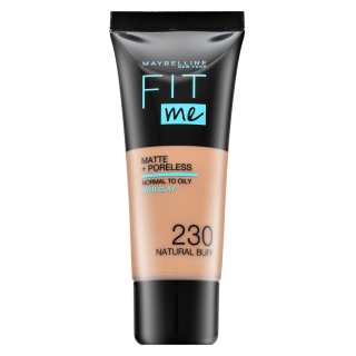Levně Maybelline Foundation Matte + Poreless 230 Natural Buff tekutý make-up pro sjednocenou a rozjasněnou pleť 30 ml