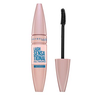 Maybelline Lash Sensational Waterproof Mascara voděodolná řasenka pro prodloužení a natočení řas Black 9,4 ml