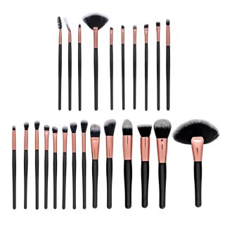 MIMO Makeup Brush Set Black sada štětců 24 Pcs