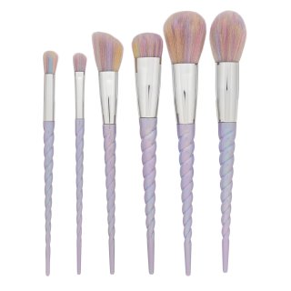 MIMO Makeup Brush Set Unicorn Pastel sada štětců 6 Pcs