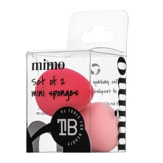 MIMO Set of 2 Mini Sponges houbička na make-up - set Pink
