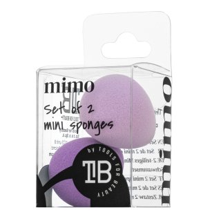 MIMO Set of 2 Mini Sponges houbička na make-up - set Purple