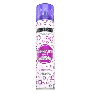 Morfose Hair Spray Perfect Hold lak na vlasy pro silnou fixaci Keratin 250 ml