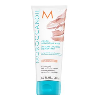 Moroccanoil Color Depositing jemná vyživující maska bez permanentních barevných pigmentů Rose Gold 200 ml