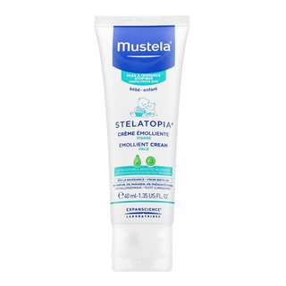 Mustela Bébé Stelatopia Emollient Cream pleťový krém pro suchou atopickou pokožku 40 ml