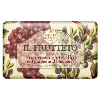 Levně Nesti Dante Il Frutetto mýdlo Soap Red Grapes & Blueberry 250 g