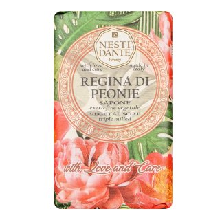 Nesti Dante With Love & Care mýdlo Vegetal Soap Regina Di Peonie 250 g
