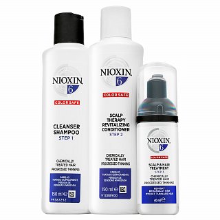 Levně Nioxin System 6 Trial Kit sada pro řídnoucí vlasy 150 ml + 150 ml + 40 ml