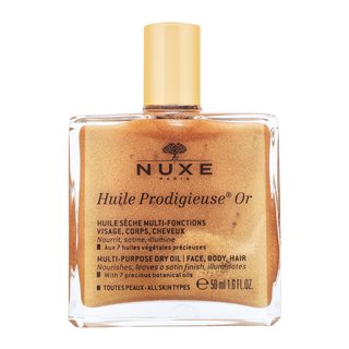 Nuxe Huile Prodigieuse® OR Multifunkční třpytivý suchý olej multifunkční třpytivý suchý olej na pleť, tělo a vlasy 50 ml