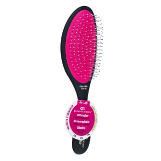 Olivia Garden Detangler Black Fine-Med OGD-F08 kartáč na vlasy pro jemné vlasy