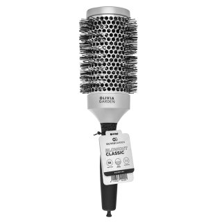 Olivia Garden Essential Blowout Classic Silver 55 mm kartáč na vlasy