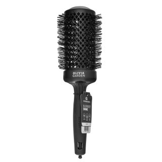 Levně Olivia Garden Expert Blowout Shine Round Brush Black 55 mm kartáč na vlasy