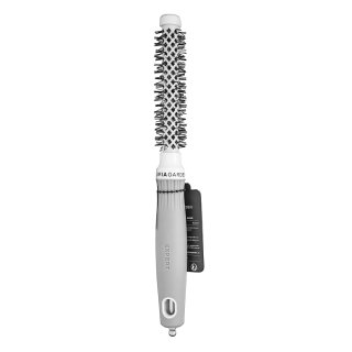 Olivia Garden Expert Blowout Shine Round Brush White & Grey 15 mm kartáč na vlasy