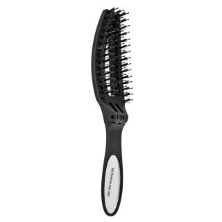 Olivia Garden Fingerbrush On The Go Smooth & Style kartáč na vlasy s nylonovými a kančími štětinami