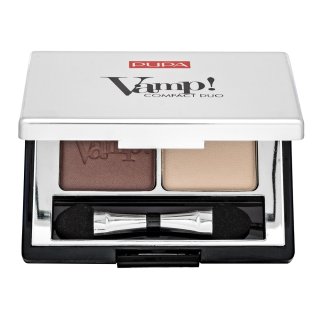 Pupa Vamp! Compact Duo Eyeshadow 006 Brown Vanilla paletka očních stínů 2,2 g