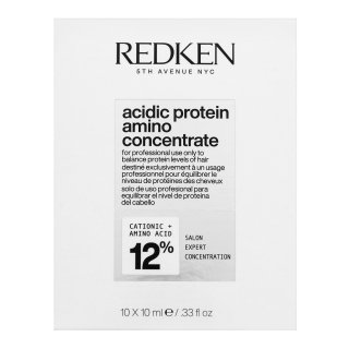 Levně Redken Acidic Protein Amino Concentrate koncentrovaná obnovující péče pro velmi suché a poškozené vlasy 10 x 10 ml