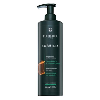Levně Rene Furterer Curbicia Purifying Lightness Shampoo hloubkově čistící šampon pro rychle se mastící vlasy 600 ml
