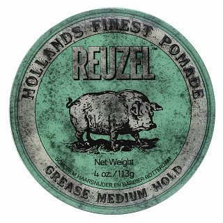 Levně Reuzel Green Pomade Green Pomade pomáda na vlasy pro střední fixaci 113 ml