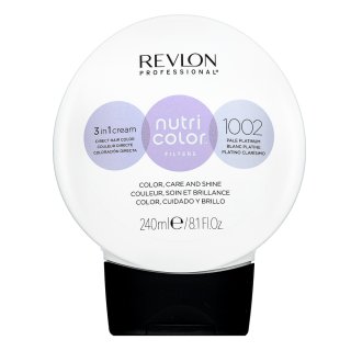 Revlon Professional Nutri Color Filters Metal-Ice vyživující tónovací maska pro profesionální použití 1002 240 ml