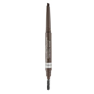 Rimmel London Brow This Way Fill & Sculpt Eyebrow Definer tužka na obočí 2v1 002 Medium Brown 0,25 g