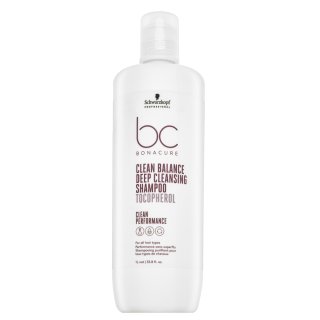 Levně Schwarzkopf Professional BC Bonacure Clean Balance Deep Cleansing Shampoo Tocopherol hloubkově čistící šampon pro všechny typy vlasů 1000 ml