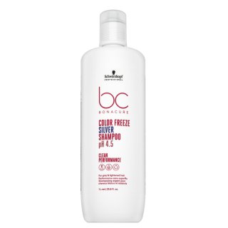 Levně Schwarzkopf Professional BC Bonacure Color Freeze Silver Shampoo pH 4.5 Clean Performance tónovací šampon pro platinově blond a šedivé vlasy 1000 ml