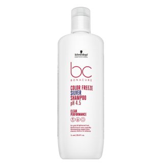 Schwarzkopf Professional BC Bonacure Color Freeze Silver Shampoo pH 4.5 Clean Performance tónovací šampon pro platinově blond a šedivé vlasy 1000 ml