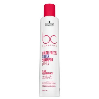 Levně Schwarzkopf Professional BC Bonacure Color Freeze Silver Shampoo pH 4.5 Clean Performance tónovací šampon pro platinově blond a šedivé vlasy 250 ml