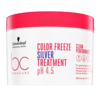 Levně Schwarzkopf Professional BC Bonacure Color Freeze Silver Treatment pH 4.5 Clean Performance maska pro neutralizaci žlutých tónů 500 ml