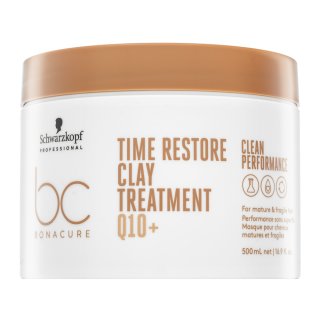 Levně Schwarzkopf Professional BC Bonacure Time Restore Clay Treatment Q10+ posilující maska pro zralé vlasy 500 ml