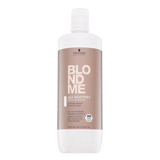 Levně Schwarzkopf Professional BlondMe All Blondes Detox Shampoo posilující šampon pro blond vlasy 1000 ml