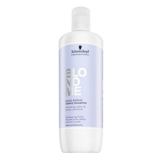 Schwarzkopf Professional Blondme Bond Repair Purple Shampoo fialový šampon pro blond vlasy 1000 ml