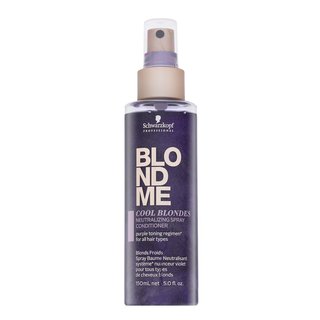 Levně Schwarzkopf Professional BlondMe Cool Blondes Neutralizing Spray Conditioner bezoplachový kondicionér pro platinově blond a šedivé vlasy 150 ml
