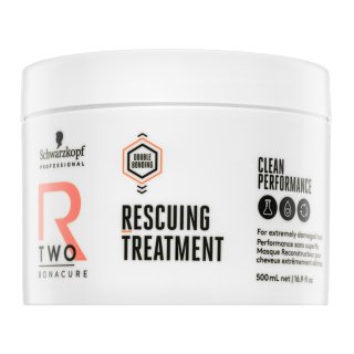 Levně Schwarzkopf Professional R-TWO Bonacure Rescuing Treatment posilující maska pro velmi suché a poškozené vlasy 500 ml