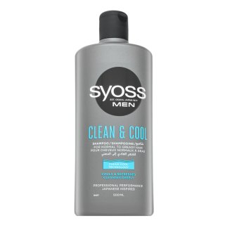Levně Syoss Men Clean & Cool Shampoo čisticí šampon pro všechny typy vlasů 500 ml