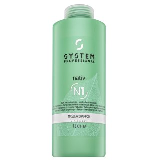 Levně System Professional Nativ Micellar Shampoo hloubkově čistící šampon pro revitalizaci vlasů 1000 ml