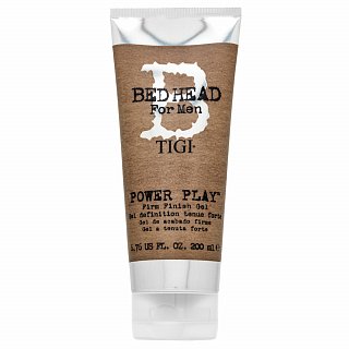 Tigi Bed Head For Men Power Play Firm Finish Gel gel na vlasy pro střední fixaci 200 ml