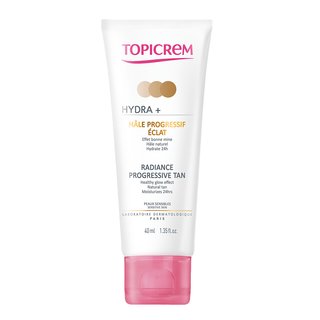 Levně Topicrem HYDRA+ Radiance Progressive Tan pleťový krém pro sjednocenou a rozjasněnou pleť 40 ml